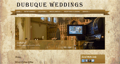 Desktop Screenshot of dubuqueweddings.com